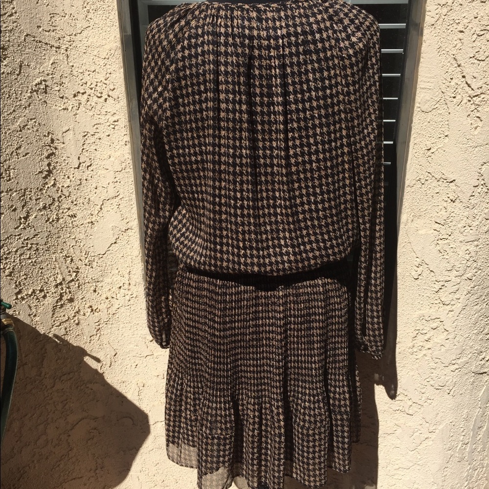 ๐ MICHAEL KORS BLACK & GOLD LONG SLEEVE DRESS- L - Picture 5 of 7